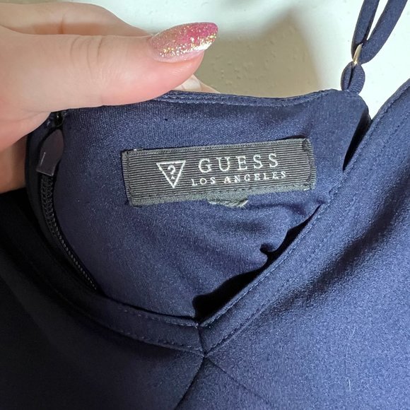 Guess Navy Tailored Mini-Dress‎ - Picture 6 of 8
